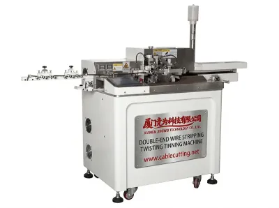 Çift Uçlu Otomatik Tel Kesme Şeritleme Bükme Daldırma Makinesi WPM-ST01Z