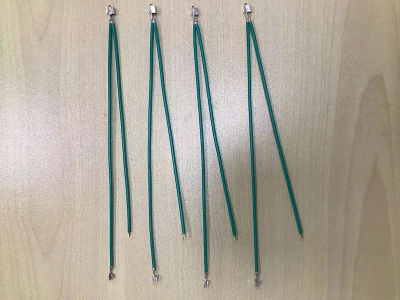 Üç taraflı iki telli sıkma makinesinin örnek gösterimi