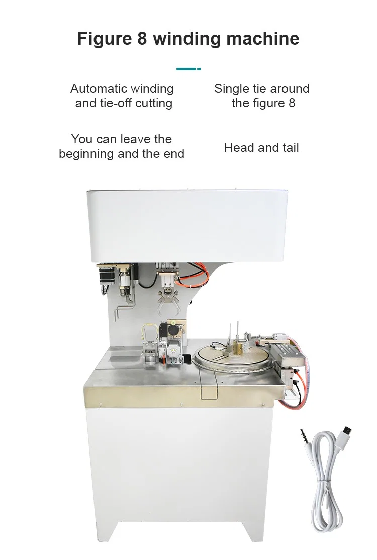 8 Şekil Tel Sarma ve Bağlama Makinesi, Bobin Sarma Makinesi Tel, Otomatik Tel Sarma Makinesi, Kablo Tel Sarma Ciltleme Makinesi