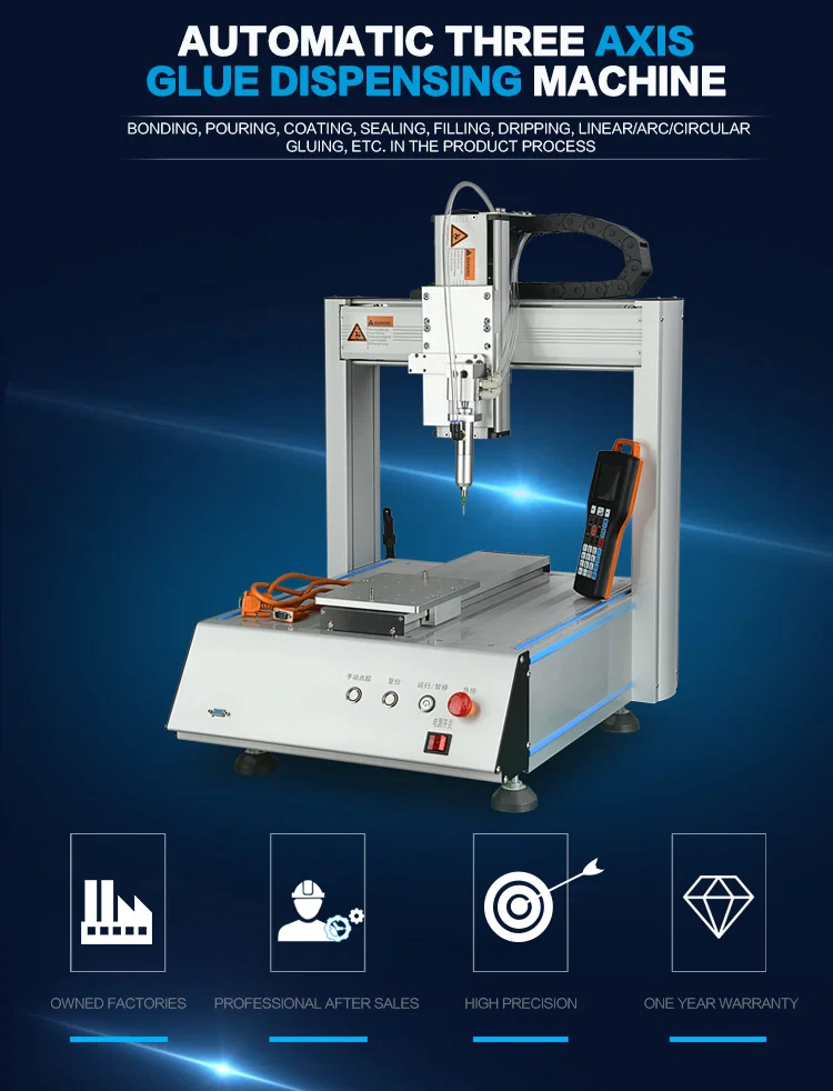  Evrensel otomatik silikon / epoksi reçine / UV tutkal dağıtım makinesi, Epoksi Reçine Dağıtım Makinesi, Tutkal Dağıtım Otomatik, Silikon Dağıtım Makinesi 