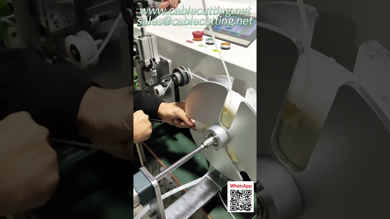 Otomatik Düz Kablo Sarma Makinesi – Hassas Ölçüm, Geçiş ve Sarma
