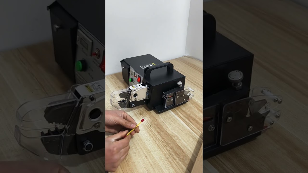 Tek Makinede Terminal Kıvırma, Kesme ve Sıyırma İşlemi | Elektrik Terminal Pres Makinesi #fabrika #makine