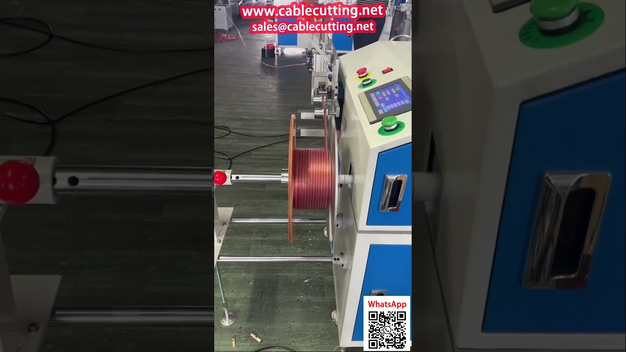Düz Çift Ses Kablosu İçin Otomatik Sarma, Bobinleme ve Sayma Makinesi