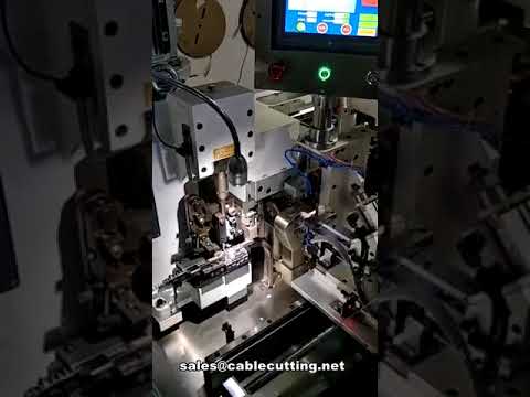 Tam Otomatik Flat Kablo Sıyırma, Ayırma ve Terminal Sıkma Makinesi