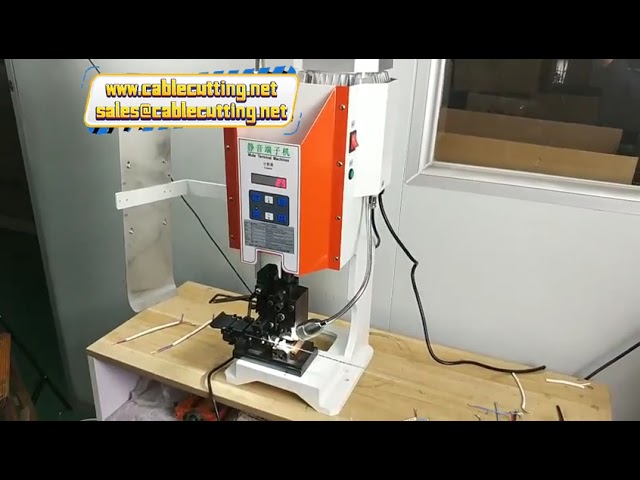 Yarı Otomatik Terminal Kıvırma Makinesi | Hassas ve Hızlı Tel İşleme