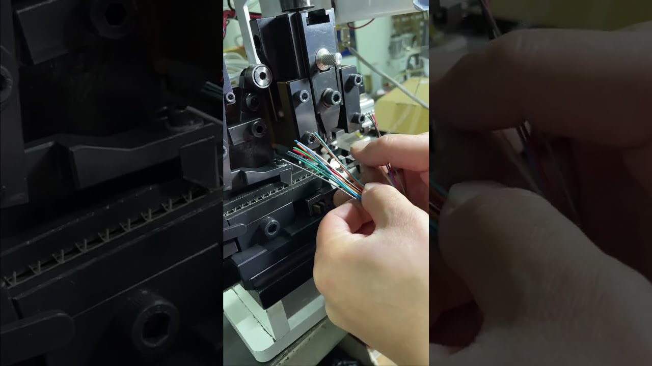 Buton Tipi Sürekli Şerit Terminal Makinesi Test Edildi, Mükemmel Sonuç, Sevkıyata Hazır #fabrika