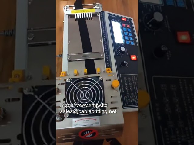 Otomatik Soğuk ve Sıcak Bıçaklı Elastik Bant ile Naylon Dokuma Şerit Kesme Makinesi