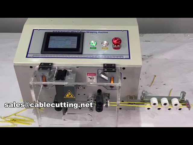 Dokunmatik Ekranlı Otomatik Kablo Kesme ve Sıyırma Makinesi 0.1-6mm² WPM-SDBS