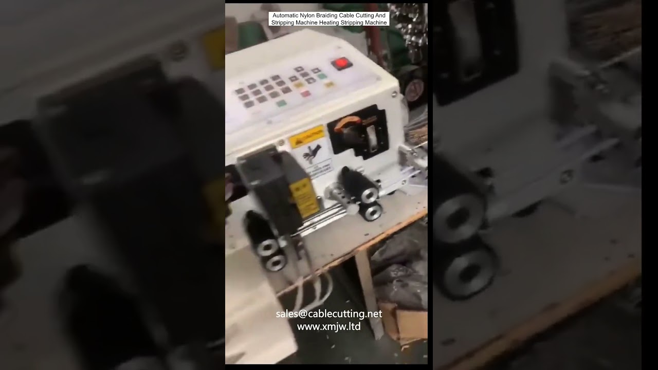 Otomatik Naylon Örgü Kablo Kesme ve Sıyırma Makinesi – Isıtmalı Sıyırma ile Hassas İşleme