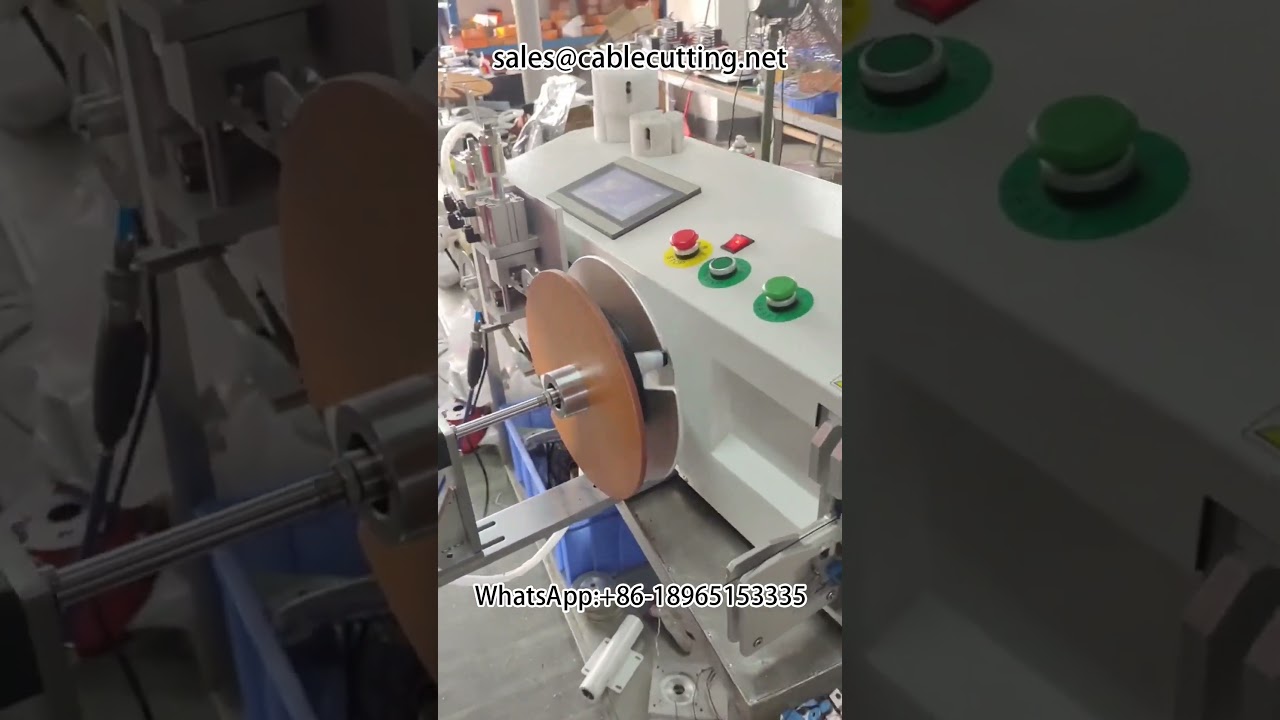 Wire, Cable, and Hose Meter Cutting, Winding, and Tying Machine