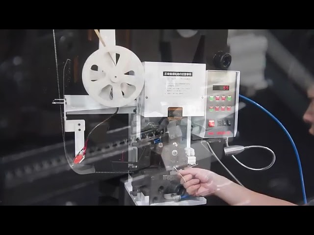 Semi-Automatic Cable Stripping & Crimping Machine for Molex JST XH Terminals