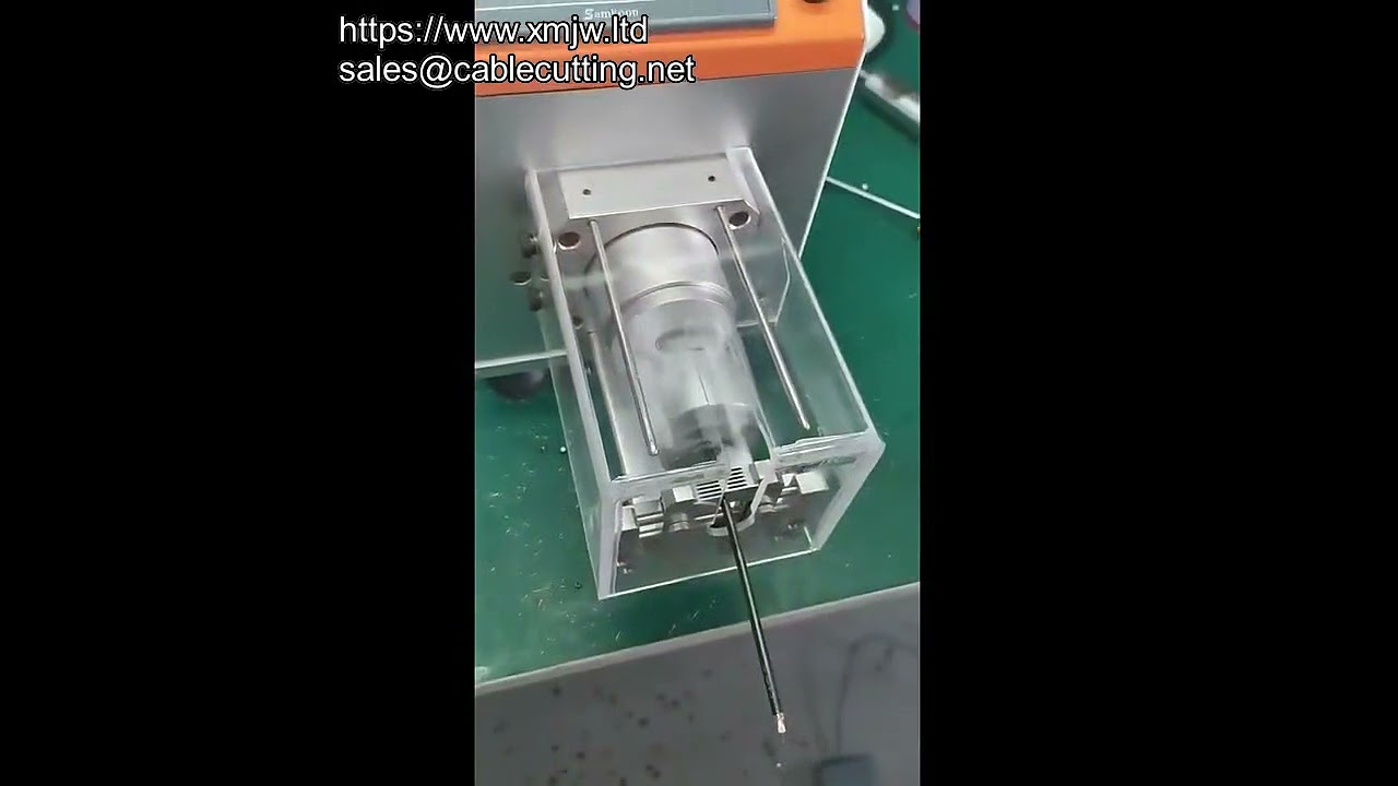 Yarı Otomatik Koaksiyel Kablo Soyma Makinesi | Yüksek Hassasiyetli Yeni Enerji Elektrik Kablosu Sıyırma