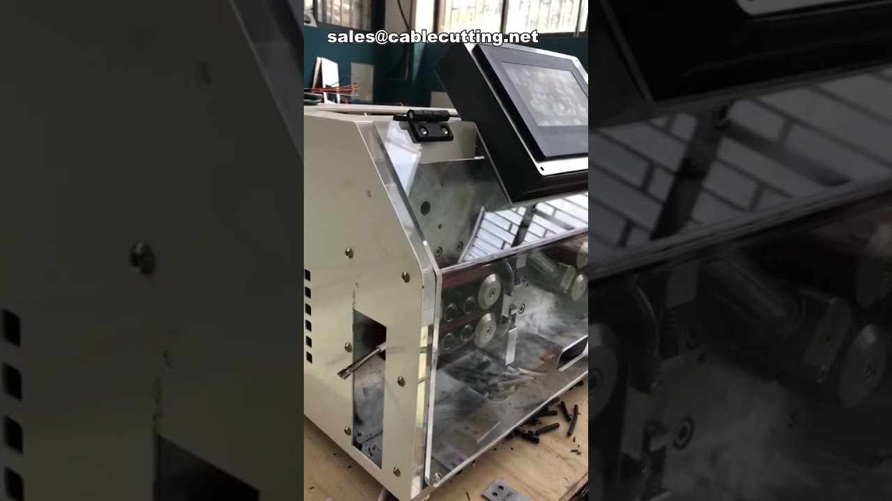 Wire Stripping Cutting Peeling Machine for Flat and Round Cable up to 30 Square