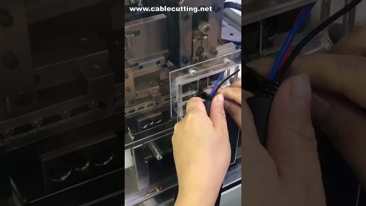 Tel Contası Takma ve Sıyırma Kıvırma Makinesi | Otomatik Kablo İşleme