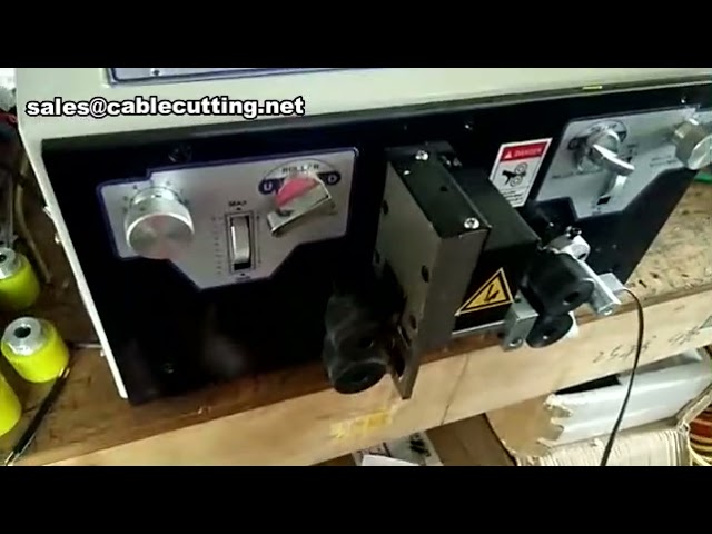 Tel Kesme, Sıyırma ve Sıkma Makinesi | Kablo Sıyırma Makinesi