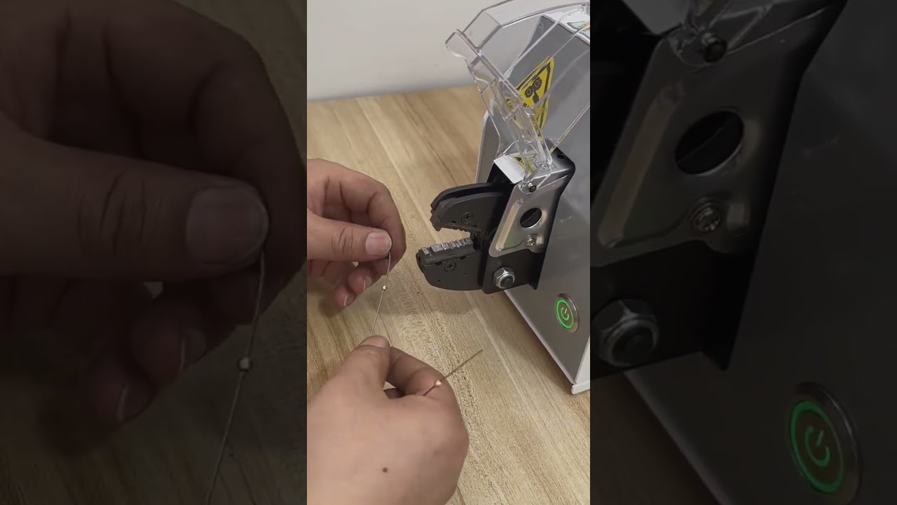 Versatile Electric Terminal Crimping Machine Custom Die for Special Metal Ball Crimping #factory