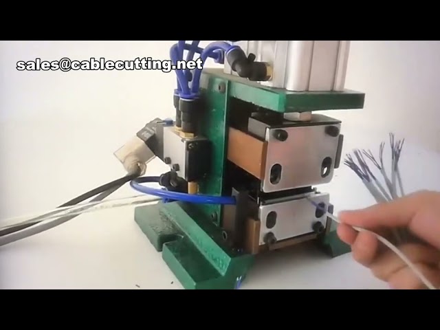 Çok Damarlı Kablo Sıyırma Makinesi | Pnömatik Soyma Makinası - Otomatik Tel Sıyırma