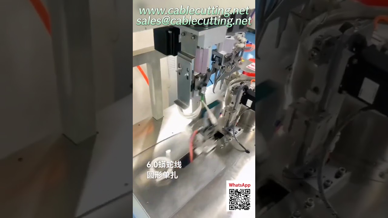 6.0 mm Yılan Derisi Desenli Tek Dairesel Kablo Bağlama Makinesi