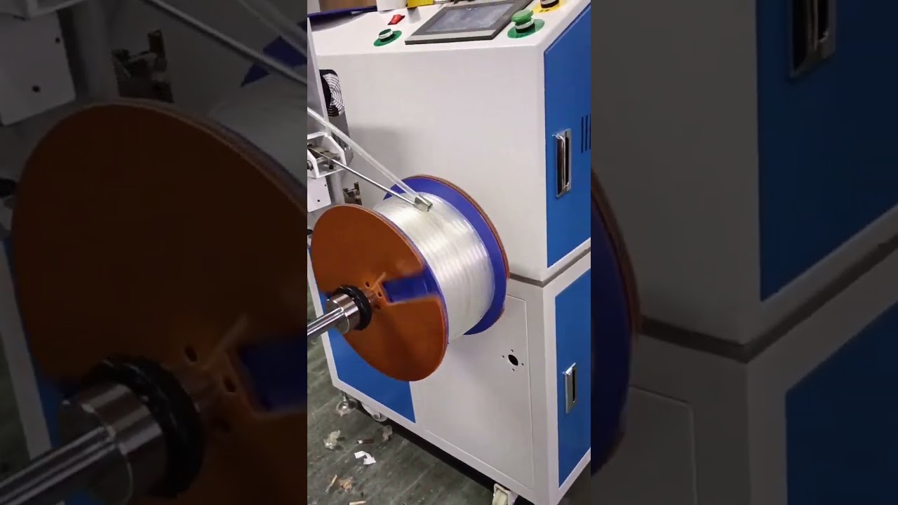 PU Air Hose Automatic Meter Counting, Traversing, Cutting & Tube Coiling Machine 1mm-16mm Diameter