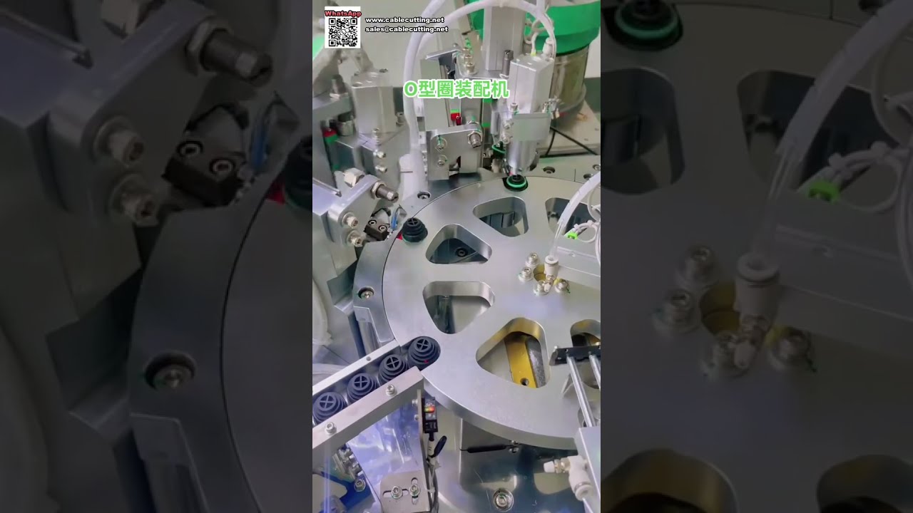 Pnömatik Silindir Bileşenleri İçin O-Ring Montaj Makinesi - Fabrika Üretim Hattı