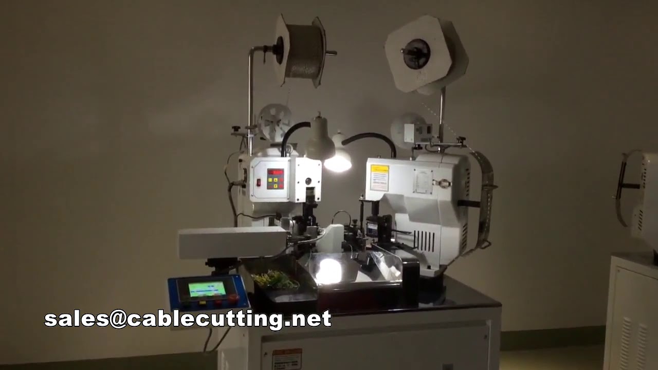 18# 200mm Tam Otomatik Terminal Kıvırma Makinesi - Servo Sistemli