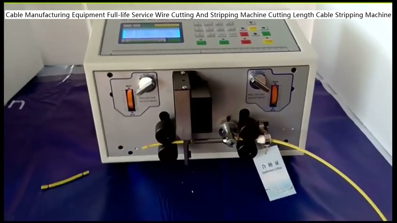 Full Life Service Wire Cutting and Stripping Machine for Cable Manufacturing