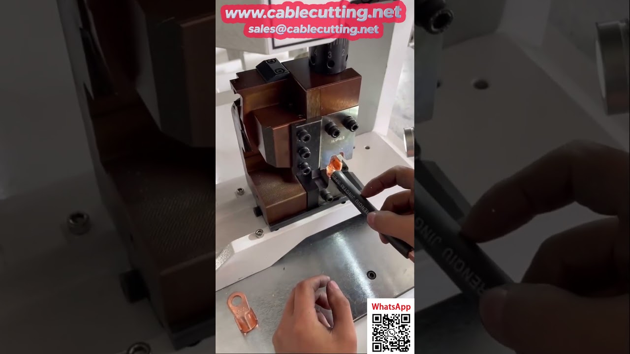 12 Ton Büyük Kesit Terminaller İçin Özel Krimp Presi - Endüstriyel Güç