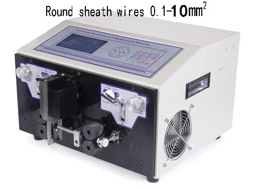 Kılıflı Tel Soyma Kesme Makinesi WPM-09HT1 10mm2 - Otomatik Kablo Soyma Makinesi