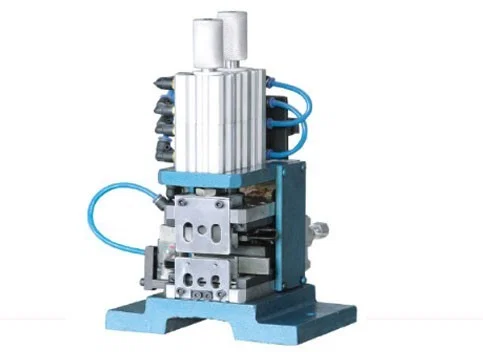 Dikey Pnömatik Tel Soyma Makinesi WPM-4F - Yarı Otomatik Tel Fırçalama Makinesi